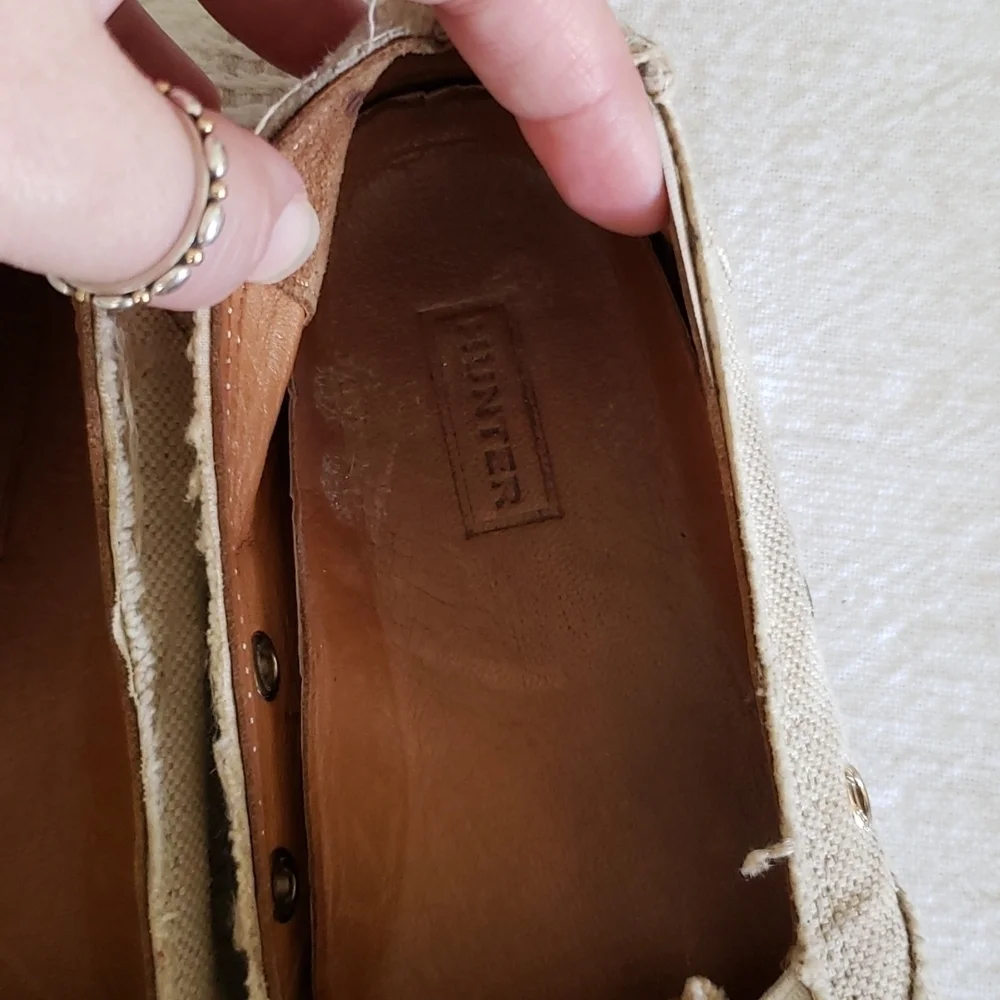 Hunter slip on sneakers
